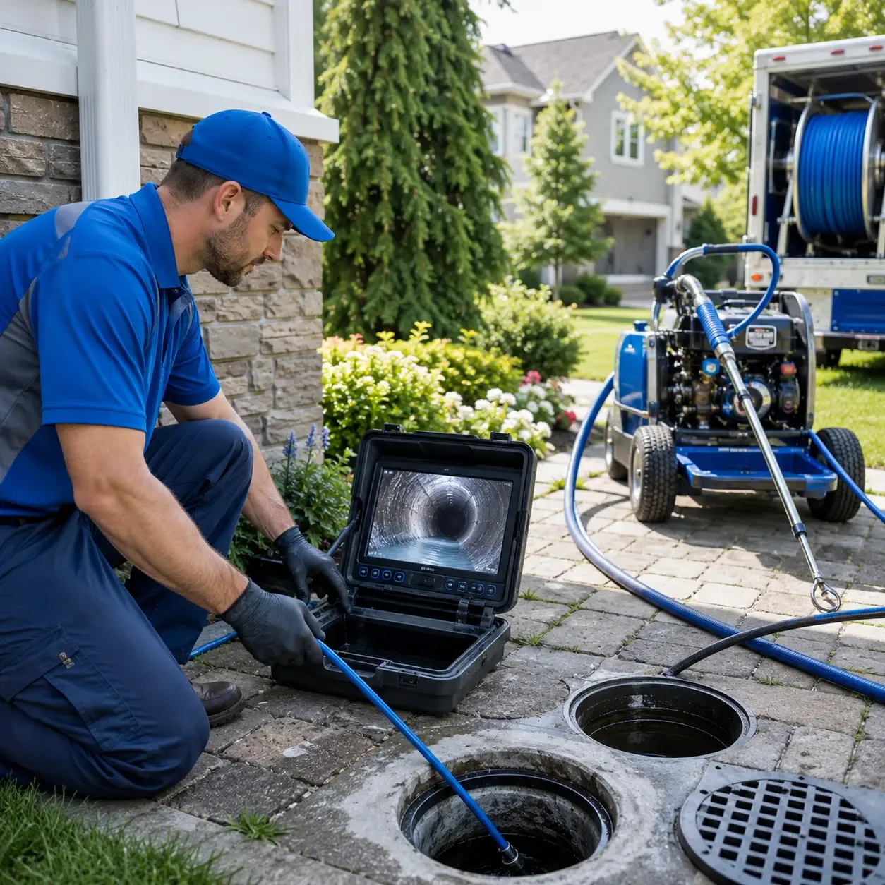 Outdoor drain cleaning professionals serving Albion, IA